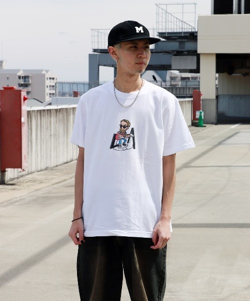 MELLOW（メロー）の「L.A MARVIE3 SS TEE（Tシャツ/カットソー・メンズ・グリーン/ホワイト/ピンク・M/L/XL）」の5枚目の写真
