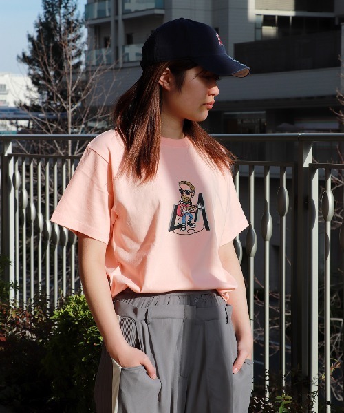 MELLOW（メロー）の「L.A MARVIE3 SS TEE（Tシャツ/カットソー・メンズ・グリーン/ホワイト/ピンク・M/L/XL）」の10枚目の写真