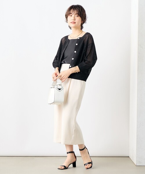 24AW ノーリーズ　ドレスアップロングキャミソール キャミソール　ブラック 24AW ノーリーズ ドレスアップロングキャミソール キャミソール