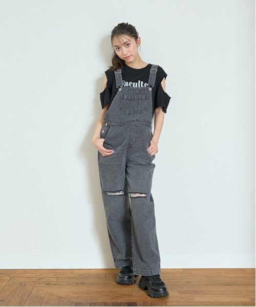 セール】【ベーシック】【GOODPRICE】デニムオーバーオール（つなぎ