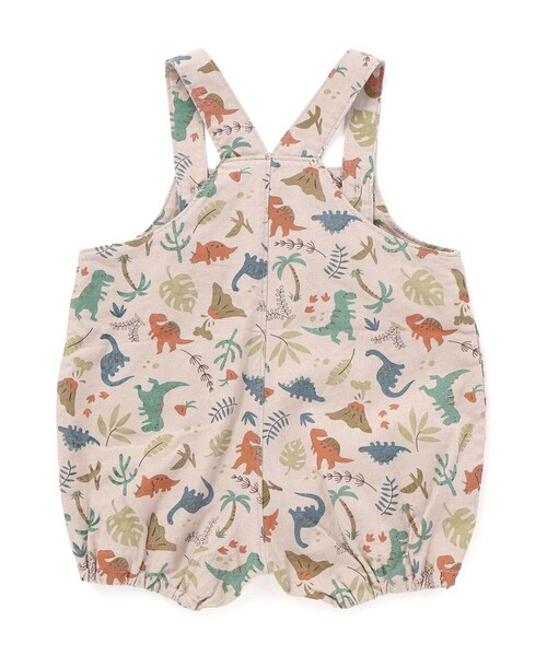 SLAP SLIP BABY（スラップスリップベビー）の「【お揃い】恐竜海モチーフ総柄サロペット+海のいきものプリントボディミニセットベビー(70~80cm)（その他ベビーウェア・キッズ・ベージュ系その他/ホワイト系その他2・80ｃｍ/70cm）」の5枚目の写真