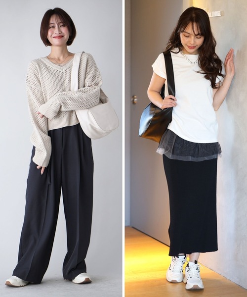 Ehre style(エーレスタイル)の「旅ショルダーバッグ ・肩こり無し・軽くて大容量・シンプルデザイン(ショルダーバッグ・レディース・ブラック/ホワイト・FREE)」の12枚目の写真