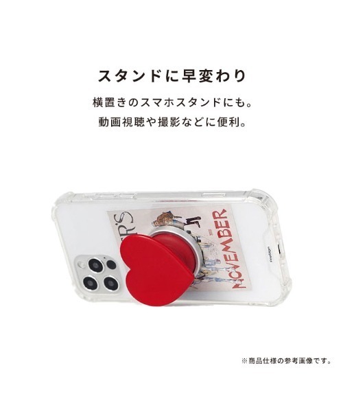 Hamee（ハミィ）の「Griptok グリップトック スマホグリップ (マカロン)（スマホグッズ・レディース・ネイビー/ミント/イエロー/パープル/レッド/ピンク/ネイビー系2/ブラック系2/イエロー系2/ブルー系2/パープル系2/ブルー/ライトグリーン系2/ブラック/レッド系2/ピンク系2・FREE）」の18枚目の写真