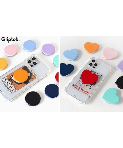 Hamee（ハミィ）の「Griptok グリップトック スマホグリップ (マカロン)（スマホグッズ・レディース・ネイビー/ミント/イエロー/パープル/レッド/ピンク/ネイビー系2/ブラック系2/イエロー系2/ブルー系2/パープル系2/ブルー/ライトグリーン系2/ブラック/レッド系2/ピンク系2・FREE）」の17枚目の写真