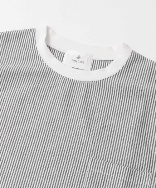 URBAN RESEARCH Sonny Label（アーバンリサーチサニーレーベル）の「『接触冷感/イージーケア』リネン混ショートスリーブTシャツ（Tシャツ/カットソー・メンズ・ホワイト系その他/チャコールグレー/ネイビー/ブラック・MEDIUM/LARGE/X-LARGE）」の11枚目の写真