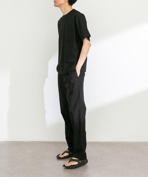 URBAN RESEARCH Sonny Label（アーバンリサーチサニーレーベル）の「『接触冷感/イージーケア』リネン混ショートスリーブTシャツ（Tシャツ/カットソー・メンズ・ホワイト系その他/チャコールグレー/ネイビー/ブラック・MEDIUM/LARGE/X-LARGE）」の20枚目の写真