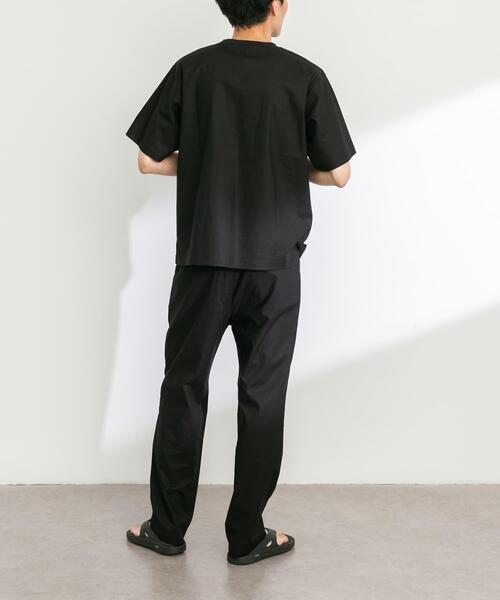 URBAN RESEARCH Sonny Label（アーバンリサーチサニーレーベル）の「『接触冷感/イージーケア』リネン混ショートスリーブTシャツ（Tシャツ/カットソー・メンズ・ホワイト系その他/チャコールグレー/ネイビー/ブラック・MEDIUM/LARGE/X-LARGE）」の21枚目の写真