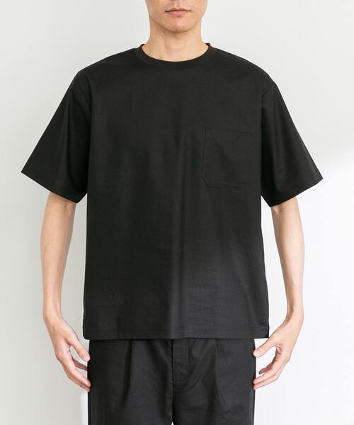 URBAN RESEARCH Sonny Label（アーバンリサーチサニーレーベル）の「『接触冷感/イージーケア』リネン混ショートスリーブTシャツ（Tシャツ/カットソー・メンズ・ホワイト系その他/チャコールグレー/ネイビー/ブラック・MEDIUM/LARGE/X-LARGE）」の22枚目の写真