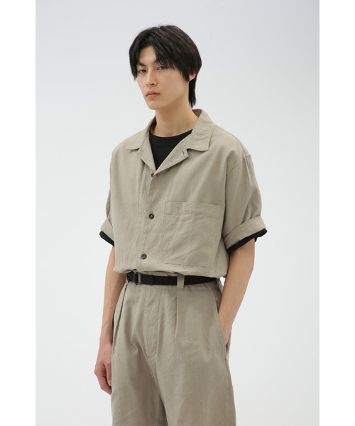 FADED LINEN COTTON PLAINWEAVE（シャツ/ブラウス）｜MHL