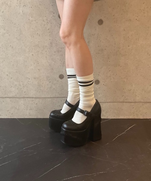 チャンキーヒール メリージェーンパンプス Charla Tedrick│Jeffrey