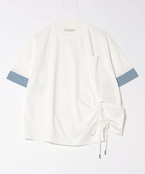tシャツ 袖切替シャーリングTシャツ レディース 袖切替シャーリングTシャツ（Tシャツ/カットソー）｜BITTOKO