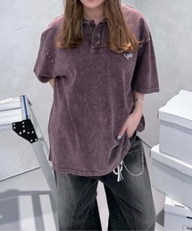 加工鹿の子配色ポロシャツ
