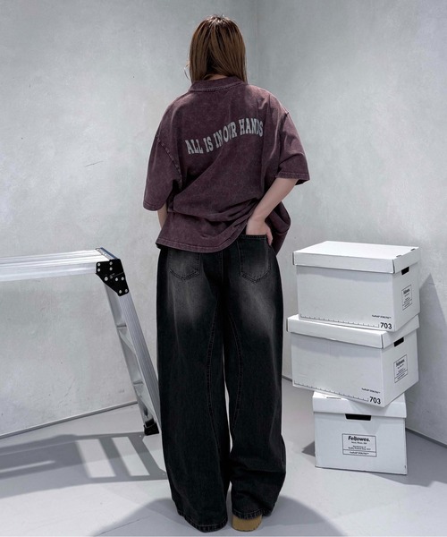sedacle（セダクル）の「加工鹿の子配色ポロシャツ（Tシャツ/カットソー・レディース・アイボリー/ブラウン/チャコールグレー・SMALL/MEDIUM/LARGE）」の18枚目の写真