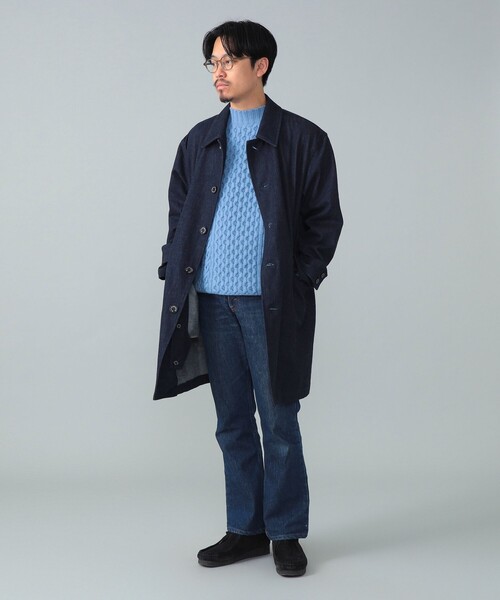 MACKINTOSH ステンカラーコートbeams別注　デニム マッキントッシュ 別注】MACKINTOSH / HUMBIE デニム コート（その他アウター
