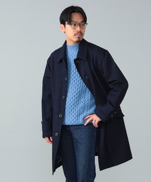 MACKINTOSH ステンカラーコートbeams別注　デニム マッキントッシュ 別注】MACKINTOSH / HUMBIE デニム コート（その他アウター