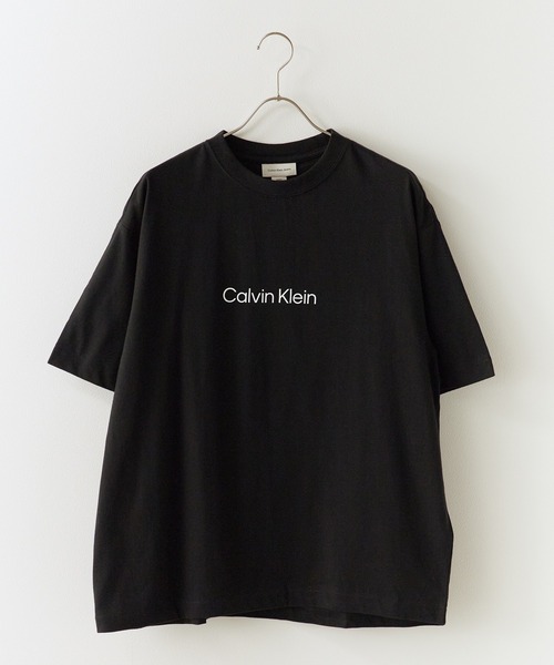 Calvin Klein/カルバンクライン SS RLXD STANDARD LOGO CREWNK