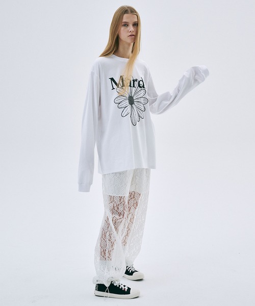 tシャツ UNISEX TSHIRT LONG SLEEVE FLOWERMARDI レディース UNISEX TSHIRT LONG SLEEVE FLOWERMARDI（Tシャツ/カットソー