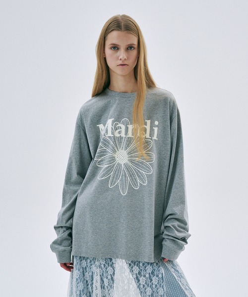 tシャツ UNISEX TSHIRT LONG SLEEVE FLOWERMARDI レディース UNISEX TSHIRT LONG SLEEVE FLOWERMARDI（Tシャツ/カットソー