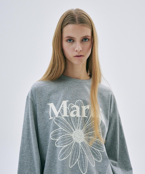 tシャツ UNISEX TSHIRT LONG SLEEVE FLOWERMARDI レディース UNISEX TSHIRT LONG SLEEVE FLOWERMARDI（Tシャツ/カットソー