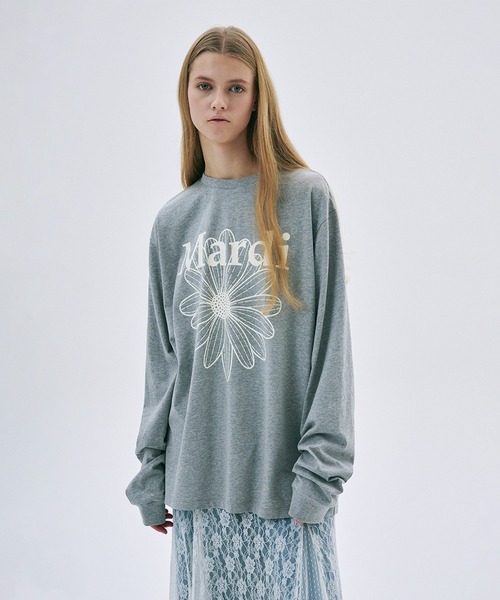 tシャツ UNISEX TSHIRT LONG SLEEVE FLOWERMARDI レディース UNISEX TSHIRT LONG SLEEVE FLOWERMARDI（Tシャツ/カットソー