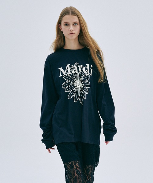 tシャツ UNISEX TSHIRT LONG SLEEVE FLOWERMARDI レディース UNISEX TSHIRT LONG SLEEVE FLOWERMARDI（Tシャツ/カットソー