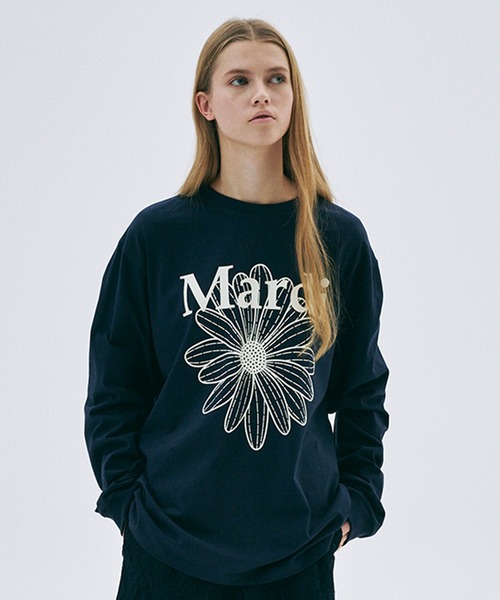 UNISEX TSHIRT LONG SLEEVE FLOWERMARDI（Tシャツ/カットソー