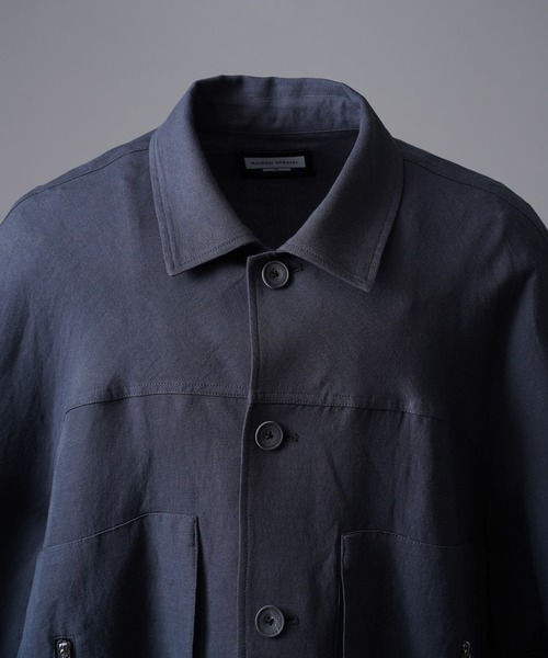 リバーシブルボイルシャツ　メゾンスペシャル Reversible Voile Shirt/リバーシブルボイルシャツ【MAISON