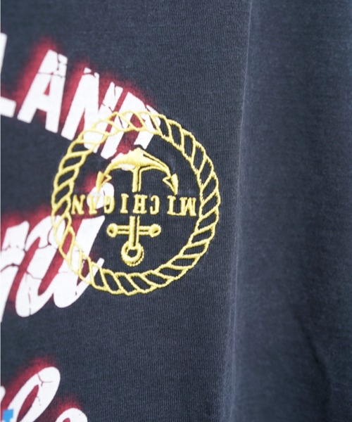 BEAVER（ビーバー）の「B omnivore/ビーオムニボー　S/S TEE LONG ISLAND（Tシャツ/カットソー・メンズ・ホワイト/ブラック・L/M）」の5枚目の写真