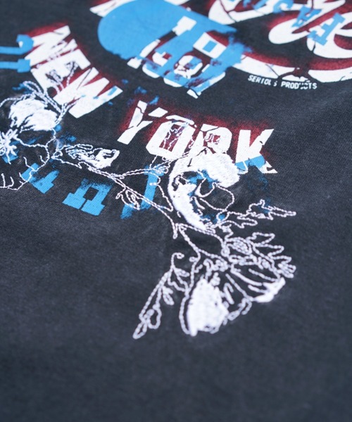 BEAVER（ビーバー）の「B omnivore/ビーオムニボー　S/S TEE LONG ISLAND（Tシャツ/カットソー・メンズ・ホワイト/ブラック・L/M）」の4枚目の写真