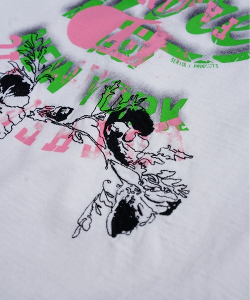 BEAVER（ビーバー）の「B omnivore/ビーオムニボー　S/S TEE LONG ISLAND（Tシャツ/カットソー・メンズ・ホワイト/ブラック・L/M）」の9枚目の写真