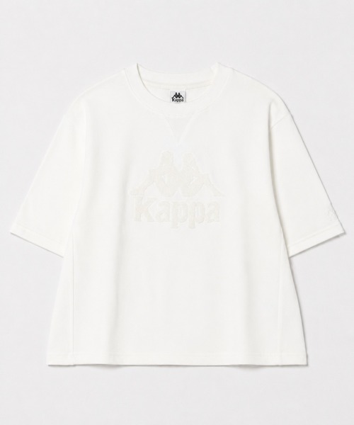 Kappa(カッパ)の「スウェットTシャツ(Tシャツ/カットソー・レディース・ブラック/ホワイト/ピンク・LARGE/MEDIUM)」の2枚目の写真