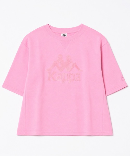 Kappa(カッパ)の「スウェットTシャツ(Tシャツ/カットソー・レディース・ブラック/ホワイト/ピンク・LARGE/MEDIUM)」の3枚目の写真
