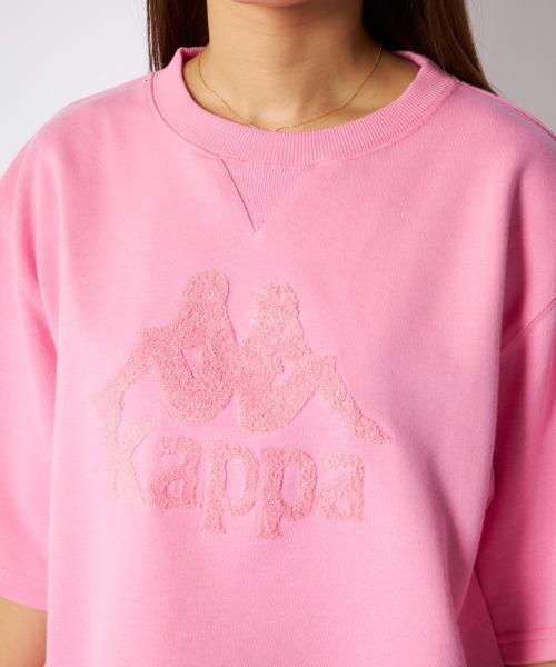 Kappa(カッパ)の「スウェットTシャツ(Tシャツ/カットソー・レディース・ブラック/ホワイト/ピンク・LARGE/MEDIUM)」の5枚目の写真