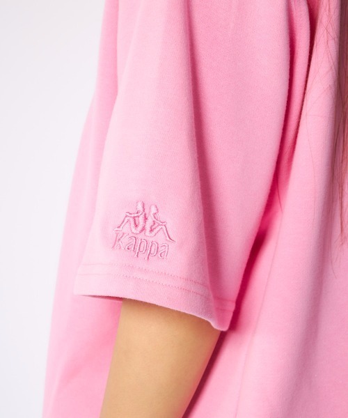 Kappa(カッパ)の「スウェットTシャツ(Tシャツ/カットソー・レディース・ブラック/ホワイト/ピンク・LARGE/MEDIUM)」の6枚目の写真