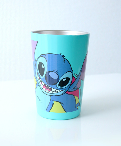 ディズニーのスティッチタンブラー 香港ディズニー限定☆スティッチ プラスチック製タンブラー