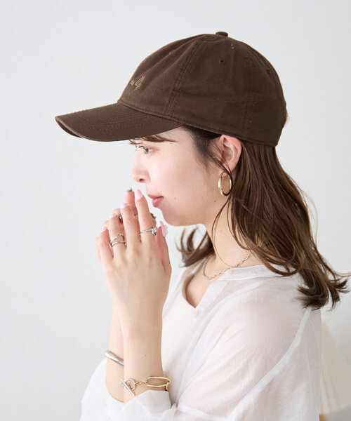 セール】同色ロゴ刺繍キャップ（キャップ）｜DISCOAT（ディス