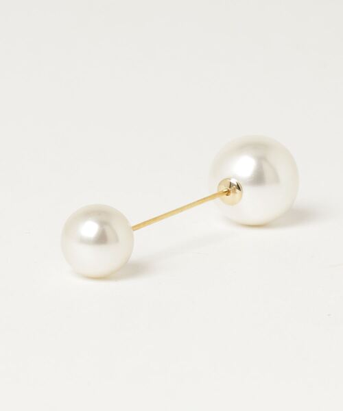 ROSE BUD(ローズバッド)の「(Sea’ds mara)Double pearl pin(その他小物・レディース・ホワイト・ONE SIZE)」の2枚目の写真