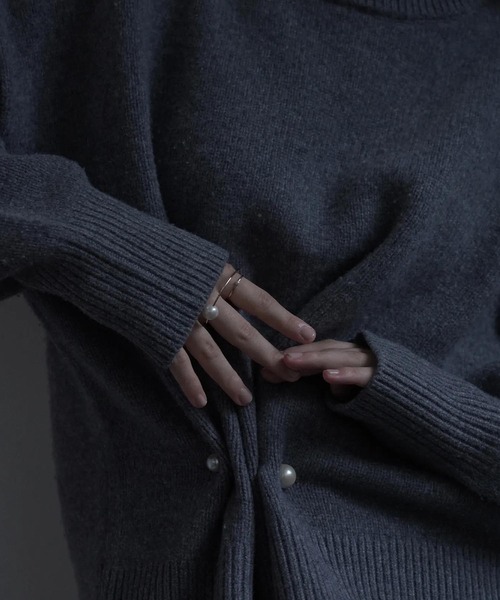 ROSE BUD(ローズバッド)の「(Sea’ds mara)Double pearl pin(その他小物・レディース・ホワイト・ONE SIZE)」の3枚目の写真