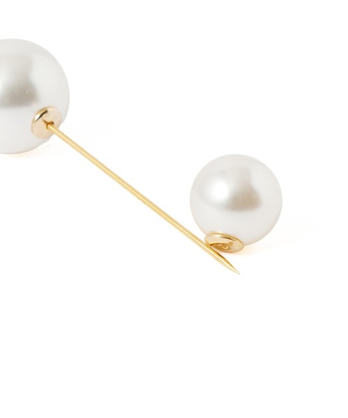 ROSE BUD(ローズバッド)の「(Sea’ds mara)Double pearl pin(その他小物・レディース・ホワイト・ONE SIZE)」の7枚目の写真