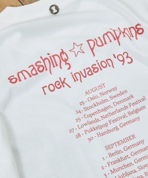Insonnia PROJECTS（インソニアプロジェクト）の「Insonnia Projects インソニアプロジェクツ / SIAMESE DREAM TEE SP The Smashing Pumpkins 別注スマッシング・パンプキンズ グラフィックプリントビッグシルエットTシャツ バンドT スマパン サイアミーズドリーム / IP-TSP-021（Tシャツ/カットソー・メンズ・ホワイト・1/2/3/0）」の18枚目の写真