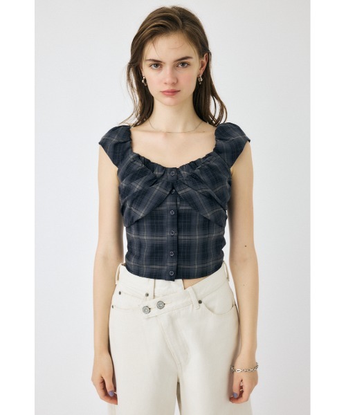 MOUSSY LAYERED GATHERED CHECK ブラウス LAYERED GATHERED CHECK ブラウス（シャツ/ブラウス）｜MOUSSY