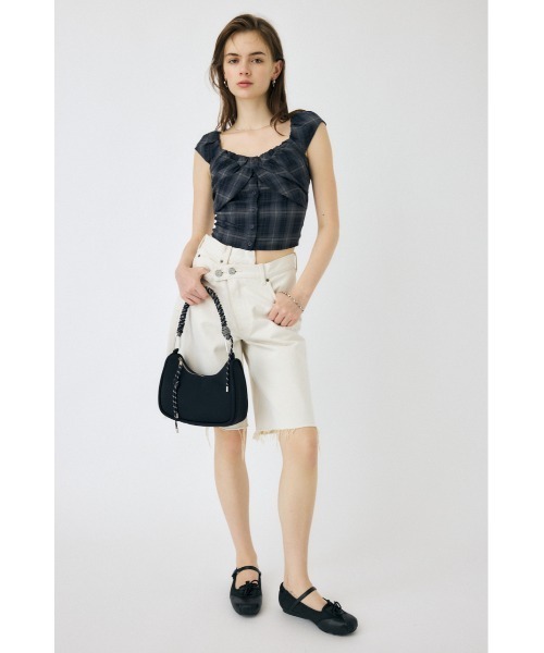 LAYERED GATHERED CHECK ブラウス（シャツ/ブラウス）｜MOUSSY