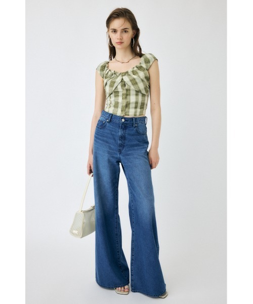 MOUSSY LAYERED GATHERED CHECK ブラウス MOUSSY | LAYERED GATHERED CHECK ブラウス (シャツ・ブラウス
