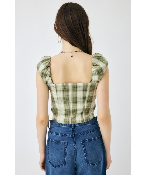 セール】LAYERED GATHERED CHECK ブラウス（シャツ/ブラウス