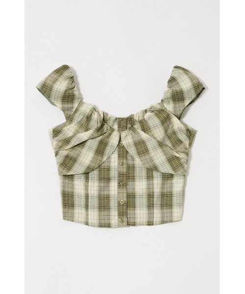 MOUSSY LAYERED GATHERED CHECK ブラウス MOUSSY | LAYERED GATHERED CHECK ブラウス (シャツ・ブラウス
