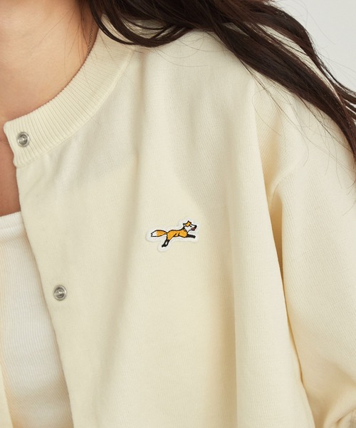 PENNEYS/ペニーズ 別注 THE FOX ロゴ ワンポイントワッペン刺繍 ニット