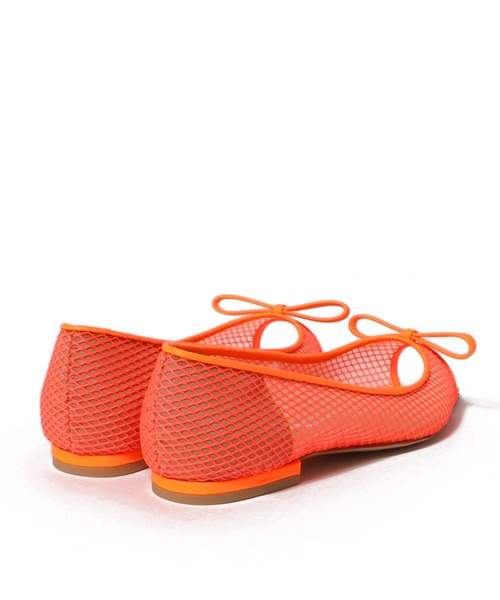 Pippichic（ピッピシック）の「PIPPICHIC / ANNA リボン フラットシューズ（パンプス・レディース・オレンジ・36/38/35.5）」の6枚目の写真