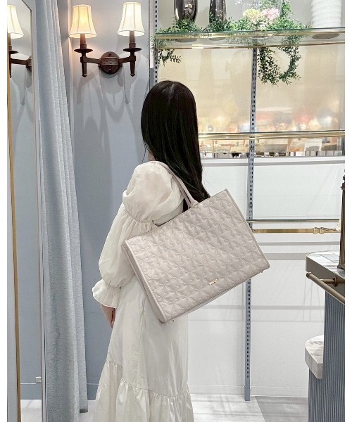 Maison de FLEUR リボンキルティングトートバッグ 受注生産】スペシャルリボンキルティングトートバッグ（トート