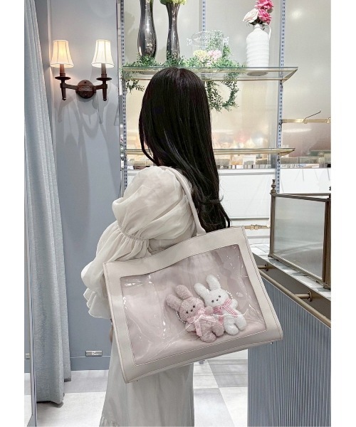 Maison de FLEUR リボンキルティング2Wayトートバッグ