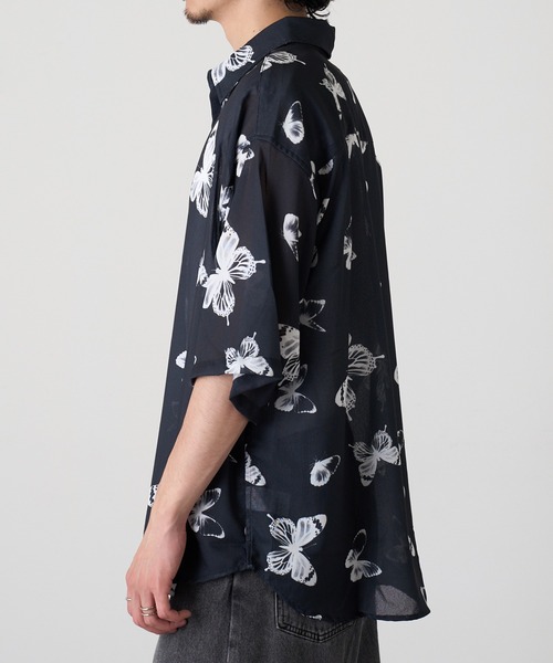 HAUS（ハウス）の「【HAUS】H/S 総柄シャツ  515047 WINS（シャツ/ブラウス・メンズ・ブラック系1/ホワイト系その他3/ホワイト系1/ブラック系その他2/ホワイト系その他2/ブラック系その他3・M/L）」の21枚目の写真